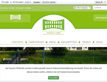 Tablet Screenshot of marina-camp-elbe.de